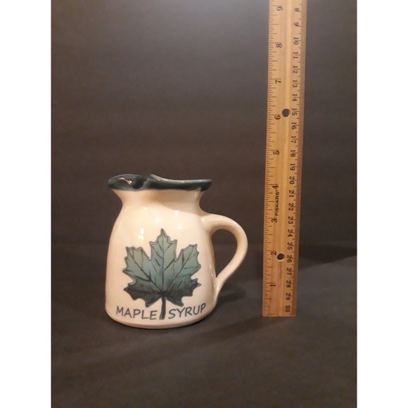 Great Bay Pottery Mapel Syrup Pitcher - Picture 8 of 10